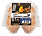 ไข่ไก่สดปลอดสาร ตราซีพี ซีเล็คชั่น เบอร์ 1 แพ็ค 4 ฟอง 