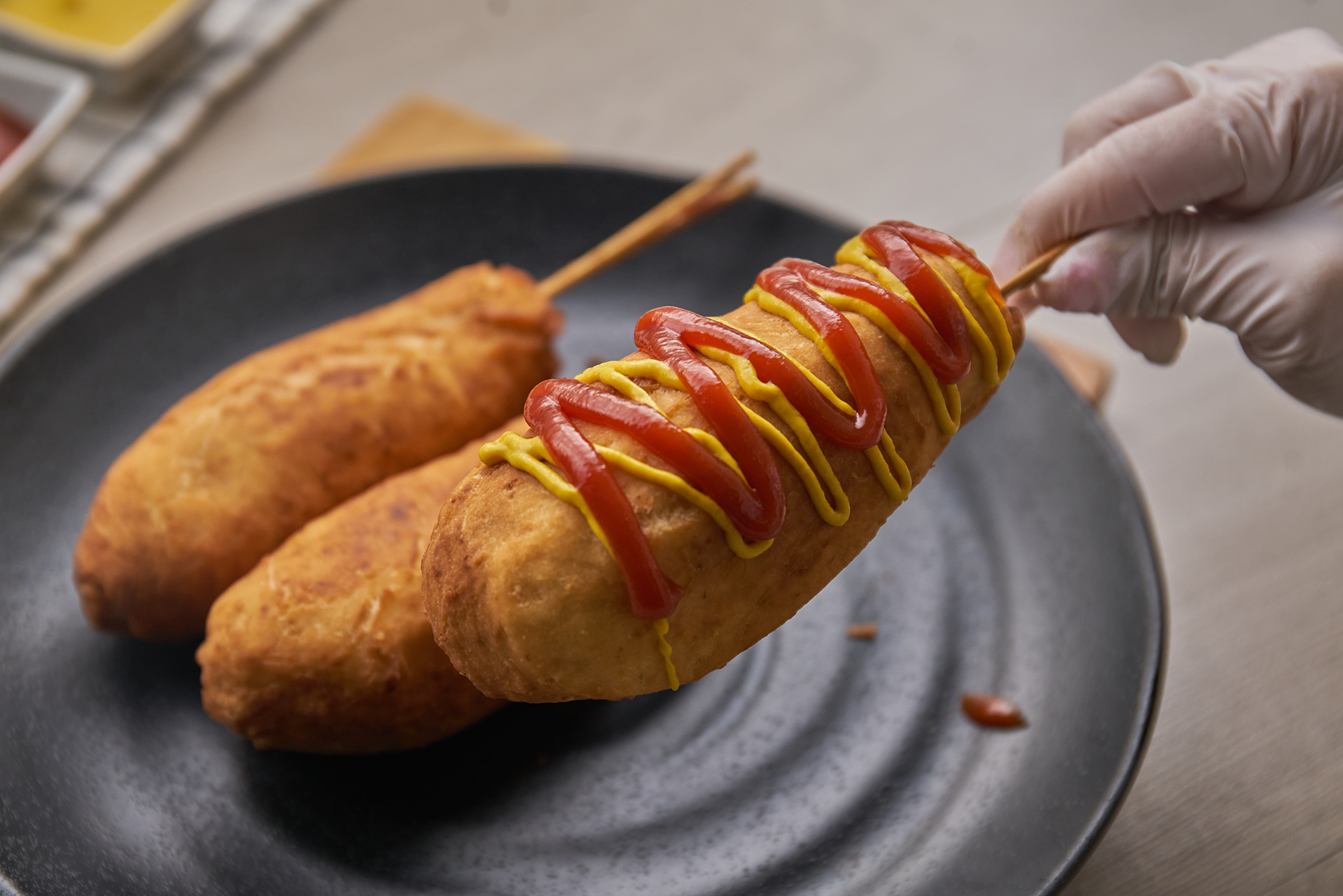 Korean Cheese Corn dog