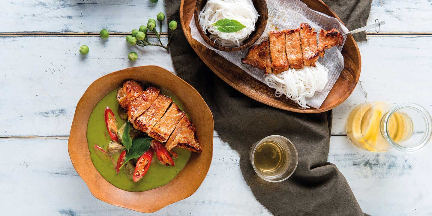 แกงเขียวหวานหมูคูโรบูตะย่าง - CP Brandsite เติมชีวิตที่ดี แกงเขียวหวานหมูคูโรบูตะย่าง - Cp Brandsite เติมชีวิตที่ดี
